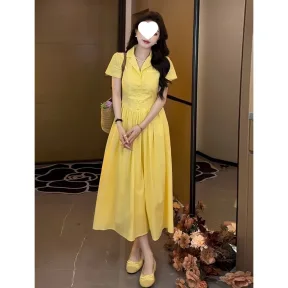 Womens A-line Shirt Fashionable Casual Dress