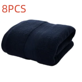 Plain Cotton Bath Towel For Home Use Soft And Absorbent