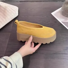 Retro Ugly-cute Chunky-soled Birkens For Women